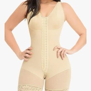 Elegant Beige Shapewear Bodysuit
